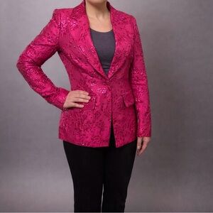 Amanda Uprichard Pink Women's Blazer